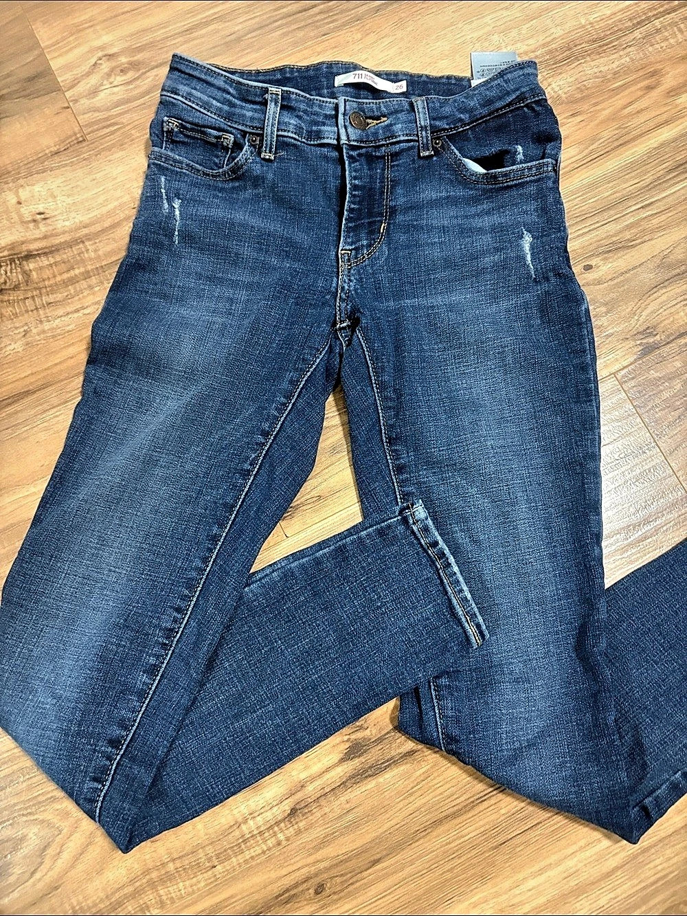 Levi's 711 Skinny Jeans Waist 26 Blue